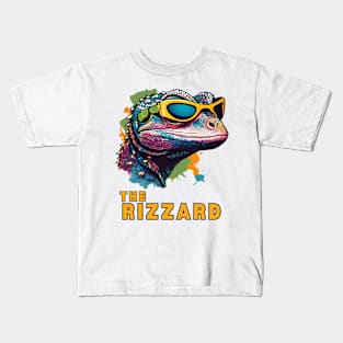 Lizard The Rizzard with Rizz Kids T-Shirt